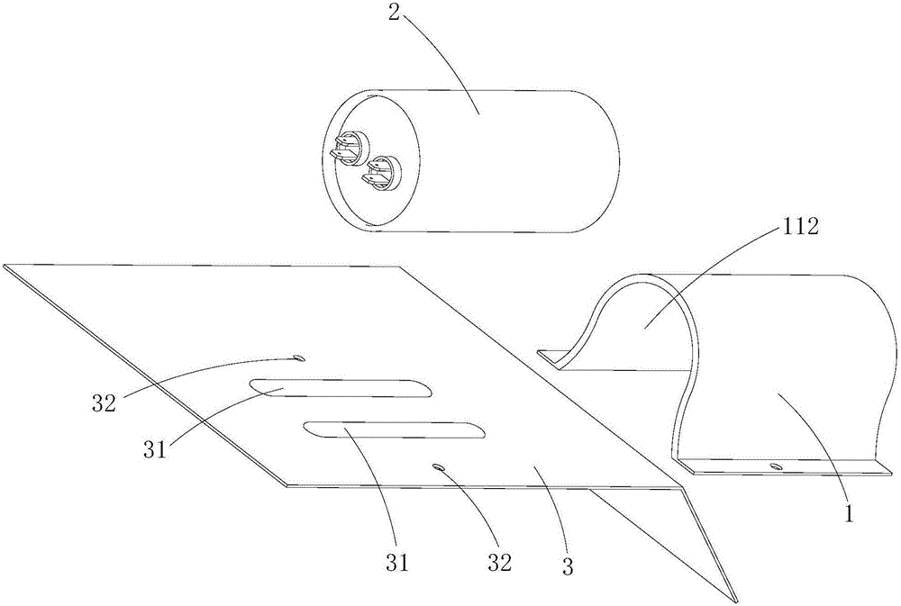 空調(diào)室外機(jī)電容隔熱罩及室外機(jī)的電容安裝結(jié)構(gòu)的制作方法與工藝