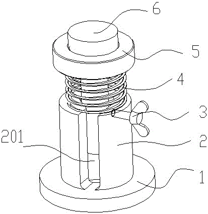 一種用于測量小型電機端蓋的圓孔圓度以及公差的夾具的制作方法與工藝