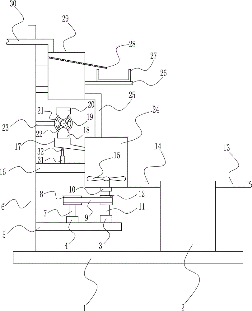 一种建筑工地用废水初步处理装置的制作方法