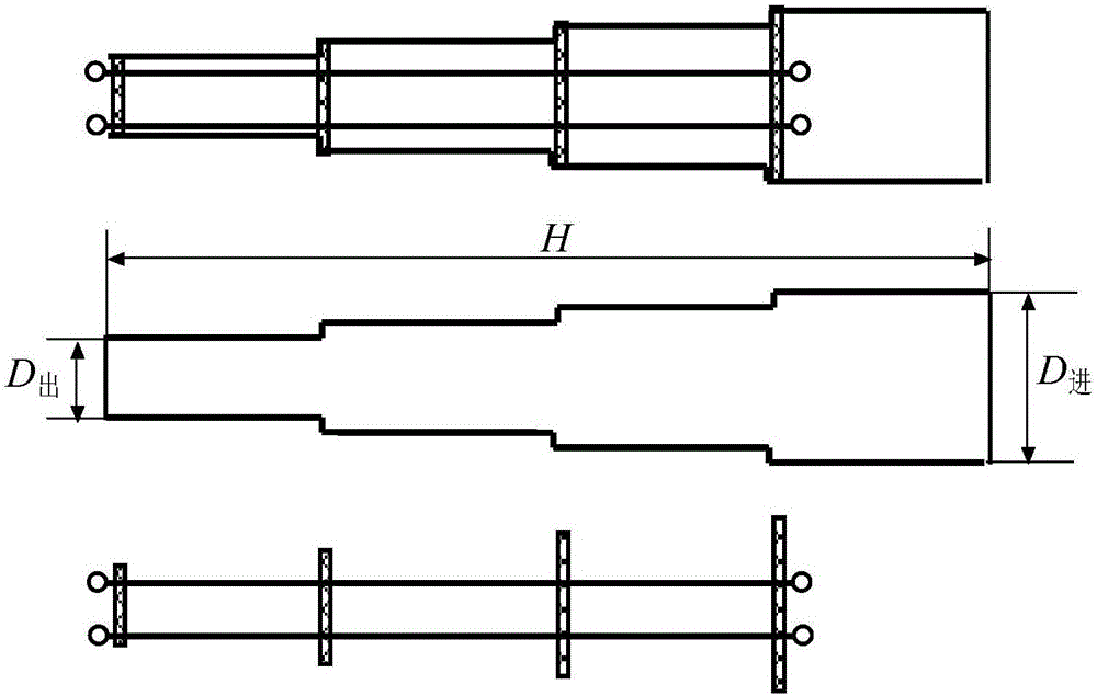 内衬阶梯管和多孔挡板复合型的多级磁场电弧离子镀方法与流程