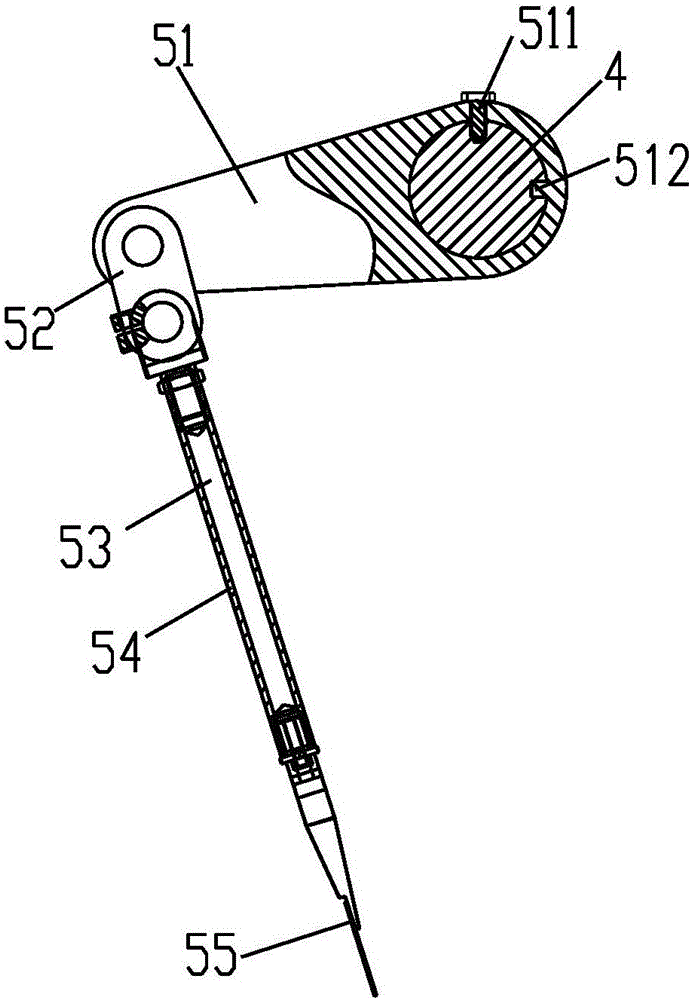 一种电子凸轮驱动的经编机压纱运动装置的制作方法