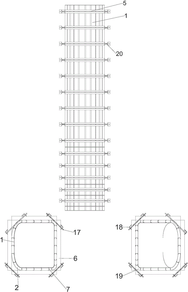 一种桥墩整体支模一次成型结构的施工方法与流程