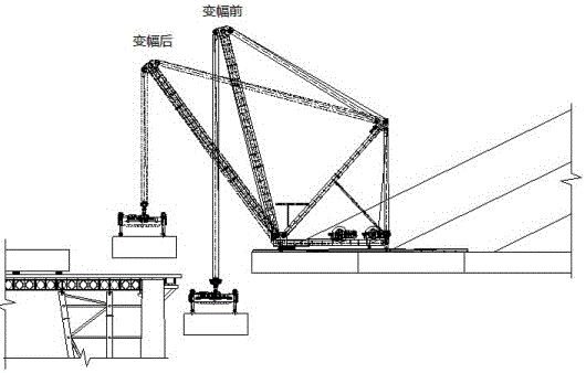一种吊装幅度可以变化的桥面吊机的制作方法与工艺