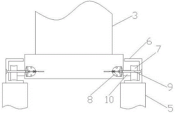碳纤维复合芯棒高温试验机的烘箱限位结构的制作方法与工艺
