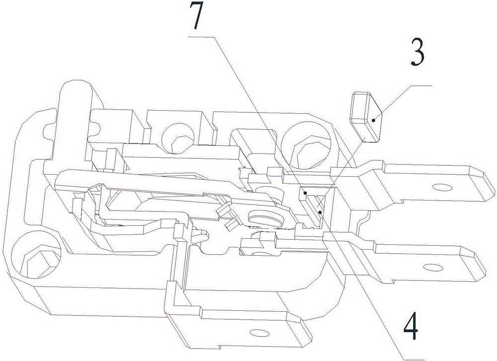 一種微動(dòng)開(kāi)關(guān)永磁滅弧裝置的制作方法