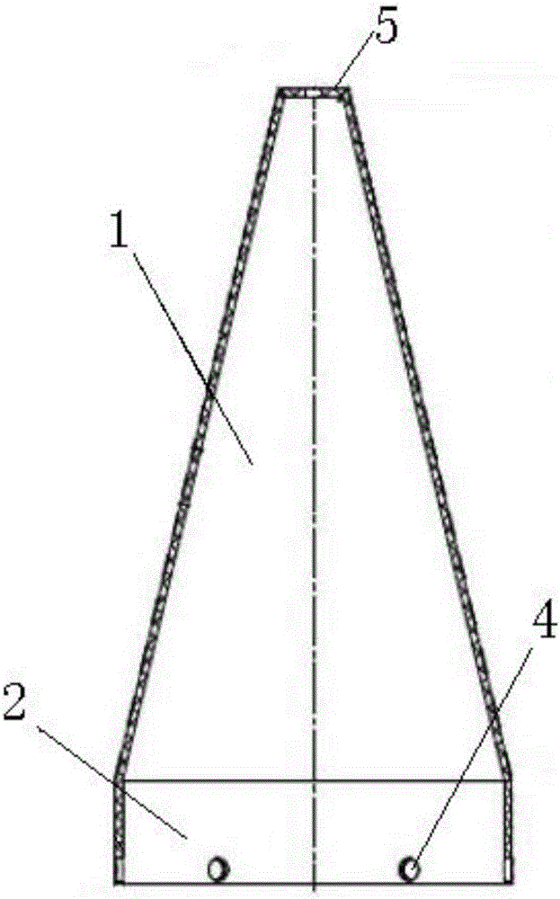 一种一体化成型的锥形双螺旋天线结构的制作方法与工艺