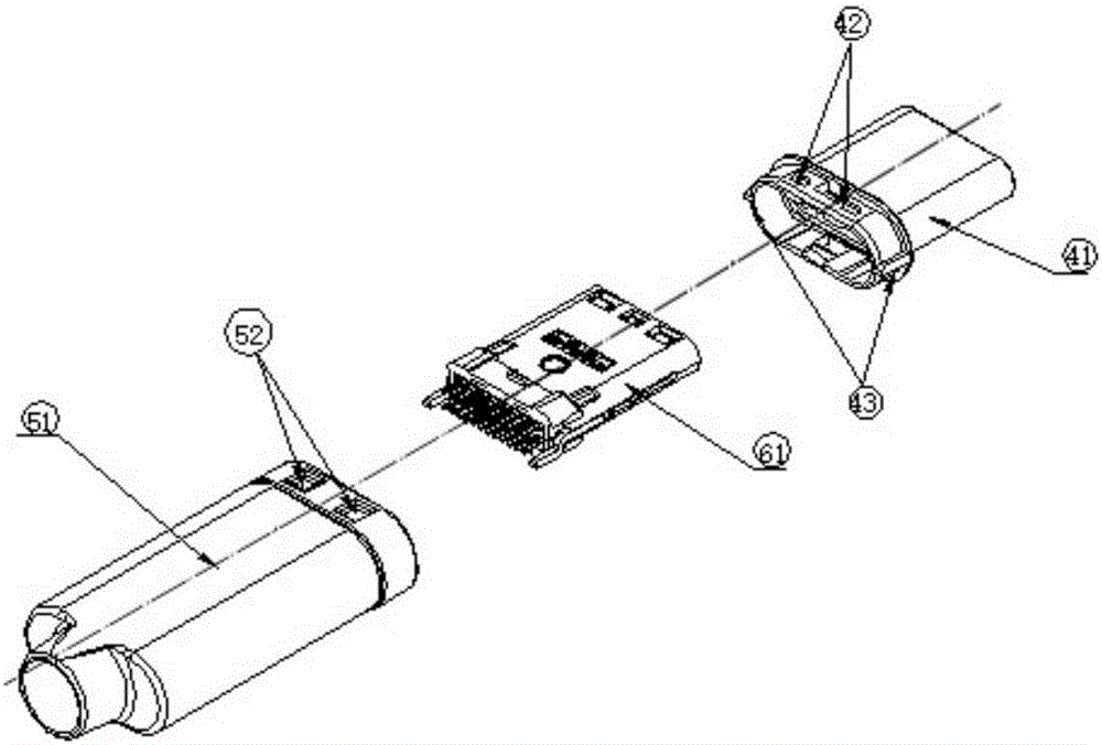 一種USB TYPE-C插頭連接器的制作方法與工藝