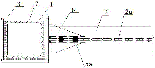 一种方柱与H形钢梁的外套板式连接节点的制作方法与工艺