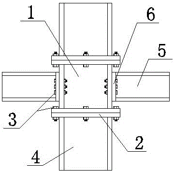 一种H形钢柱与工字形钢梁的连接构件的制作方法与工艺