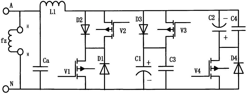 一種電解電容器無(wú)功功率動(dòng)態(tài)補(bǔ)償裝置的制作方法