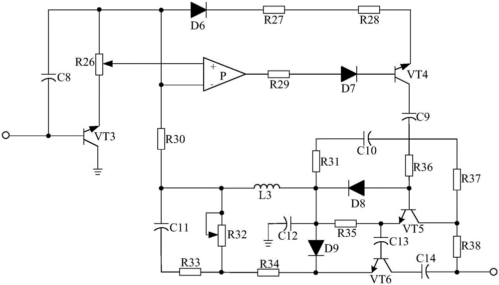 一种辣椒烘干系统振动装置电机用多级复合滤波驱动电路的制作方法