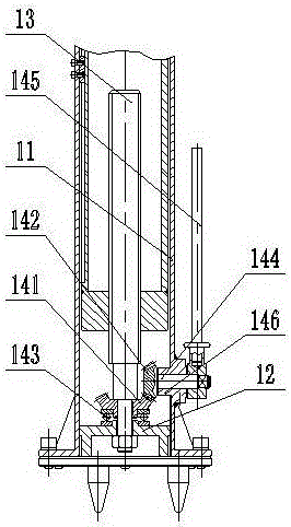 機械式防松鉆機立柱的制作方法與工藝