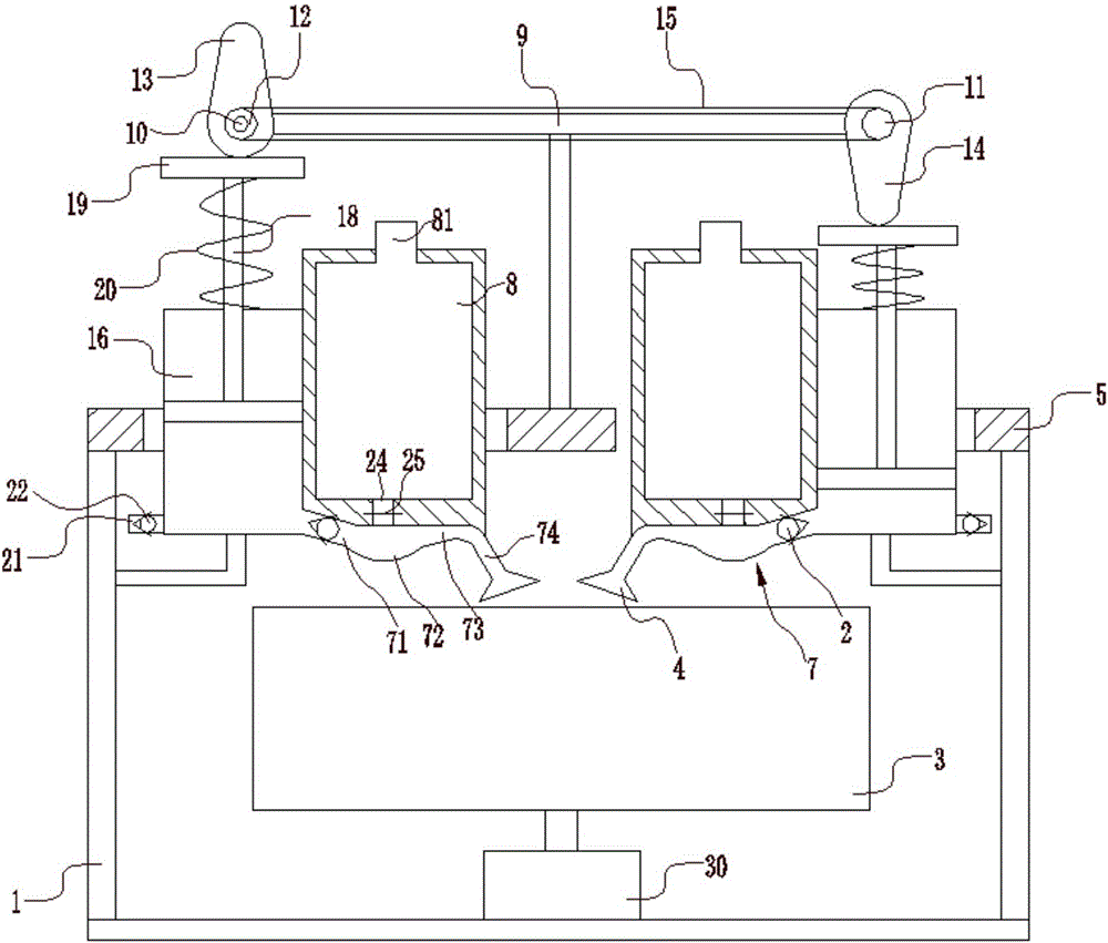 一种化学反应溶液高效混合装置的制作方法