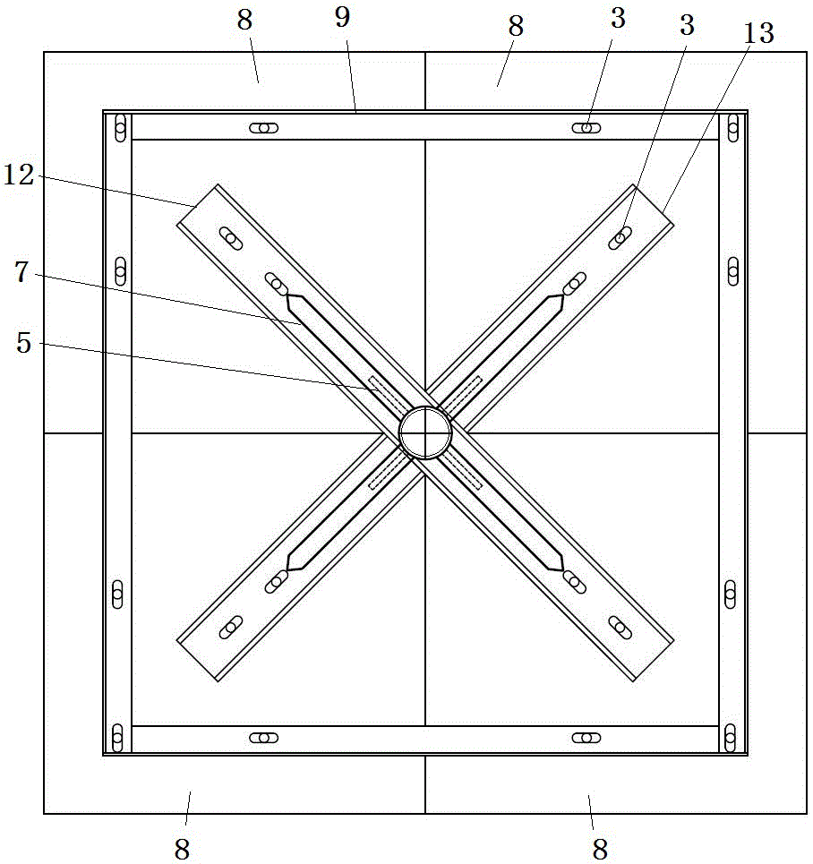 屋面拼接式立杆连接结构的制作方法与工艺