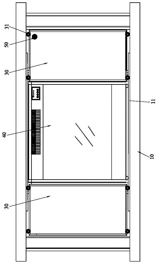 一种电器柜使用的开关门控制装置的制作方法