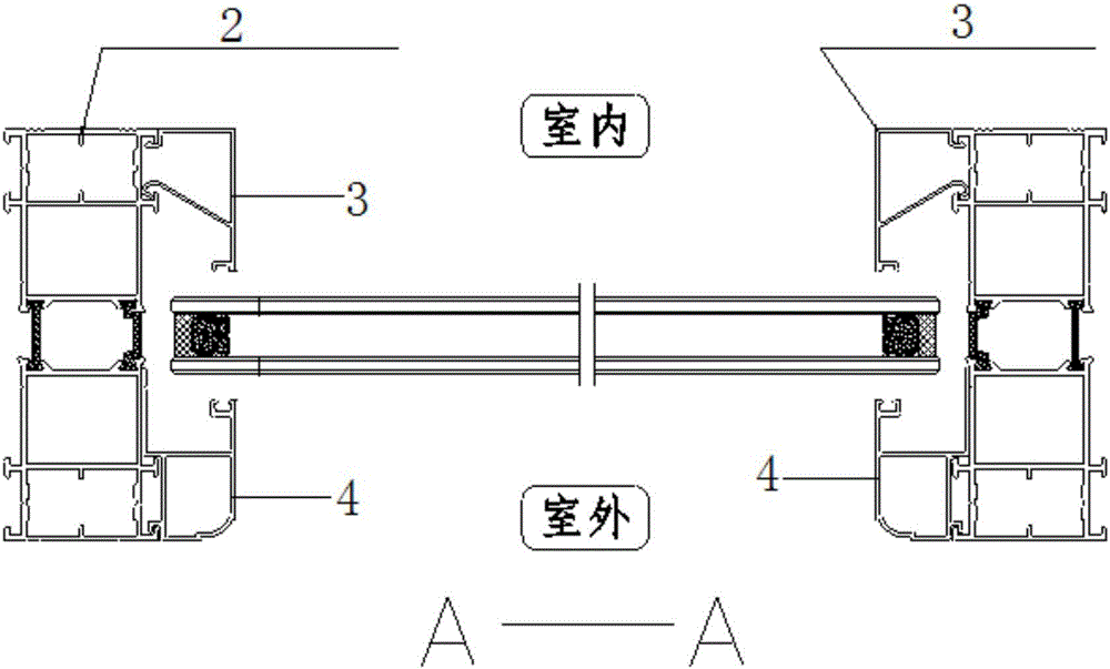 一種鋼紗一體隔熱內(nèi)外平開(kāi)窗的制作方法與工藝