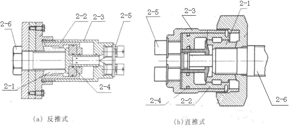 一種利用壓縮氣體解鎖分離螺母的裝置的制作方法