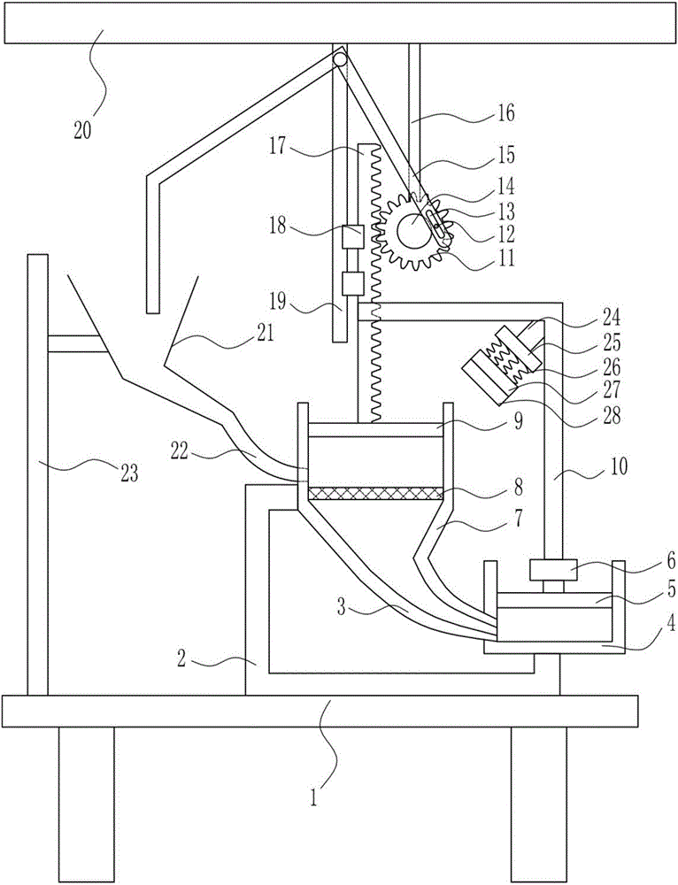 一種化妝品用高效率研磨裝置的制作方法