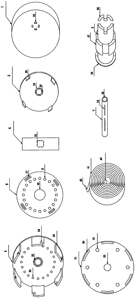 一种发条剃须机的制作方法与工艺