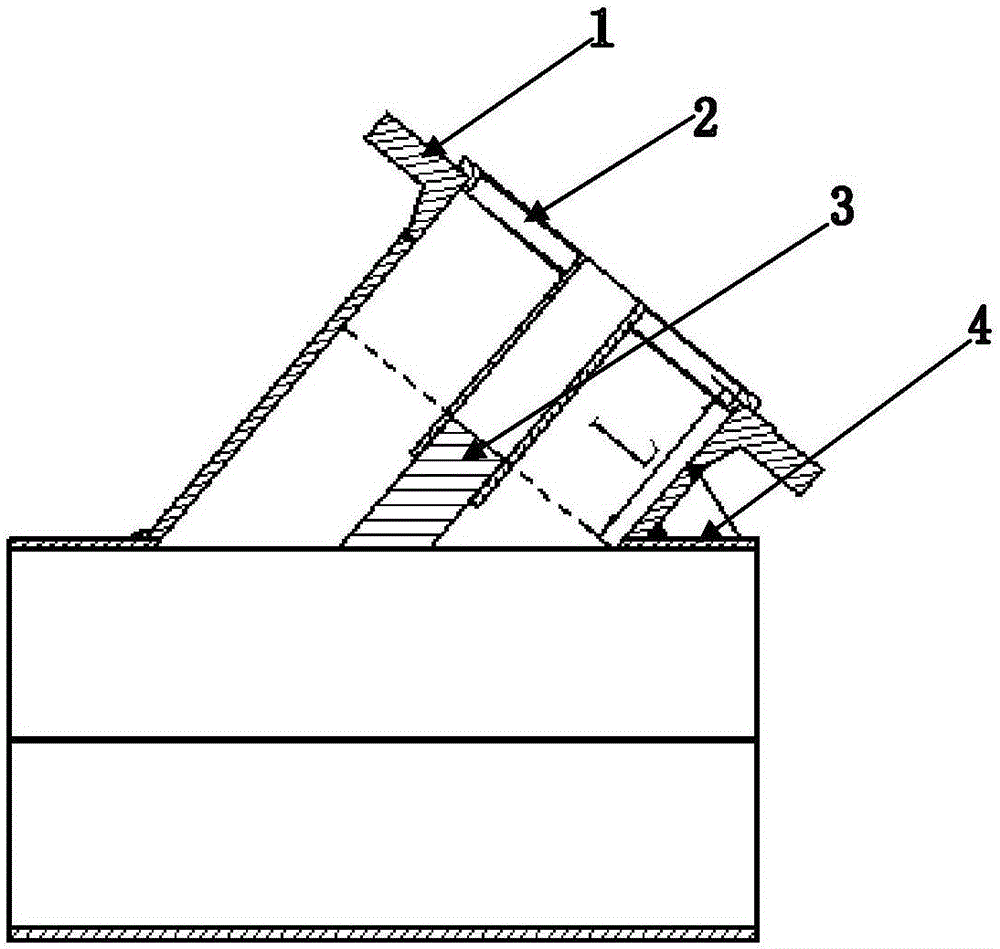 斜开孔管件的制作方法与工艺