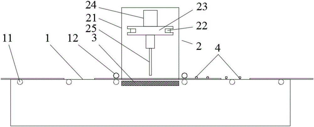 一种带定位的用于刃板钻孔的钻床的制作方法与工艺