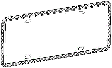 一種機(jī)動(dòng)車牌托架的制作方法與工藝