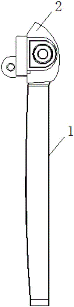 一種擋煙板的手動(dòng)翻轉(zhuǎn)機(jī)構(gòu)的制作方法與工藝