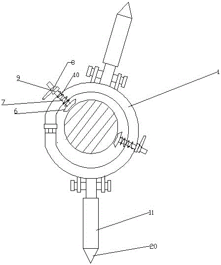 一种树干固定架的制作方法与工艺