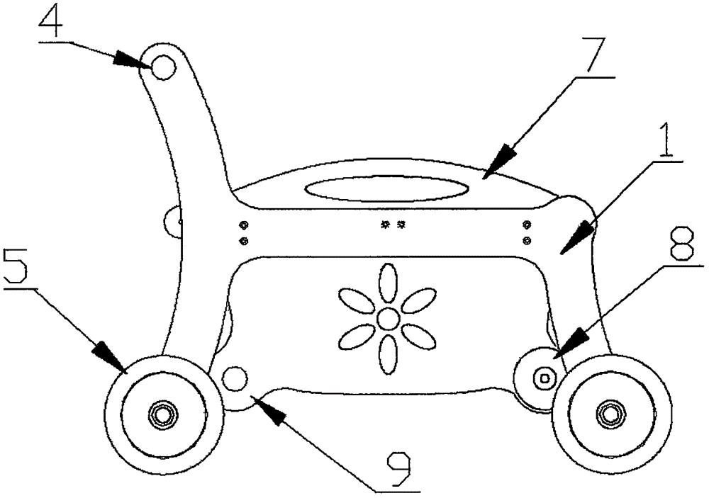 一種多功能兒童推車的制作方法與工藝