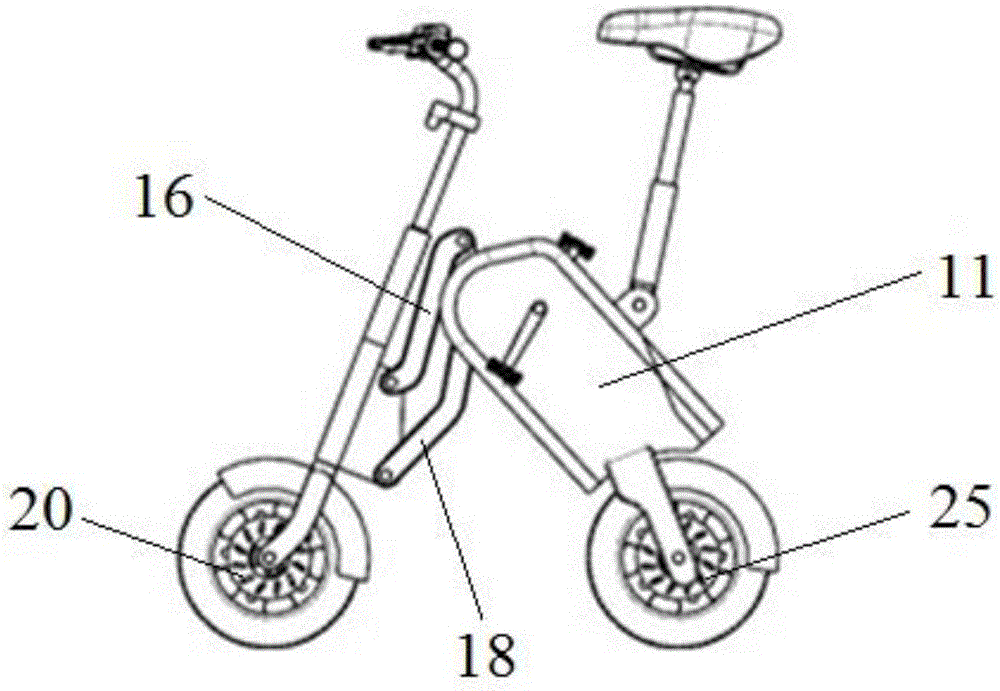 一种具有车身折叠功能的电动自行车的制作方法与工艺