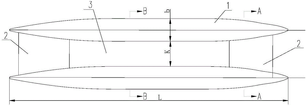 一种低波低阻双体船的制作方法