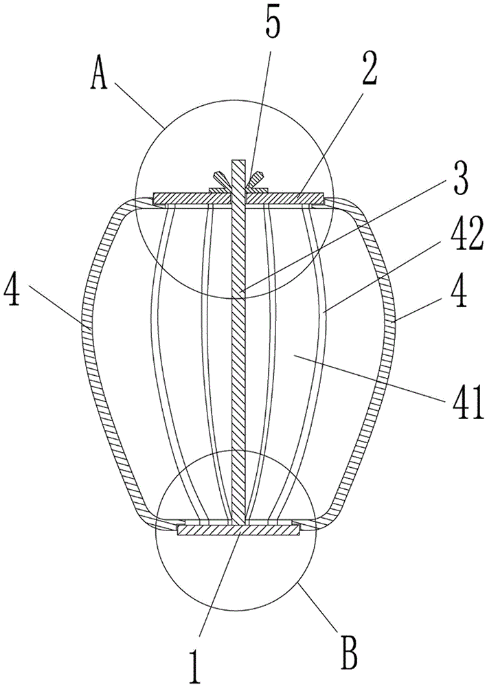 一种竹编灯笼用模具的制作方法