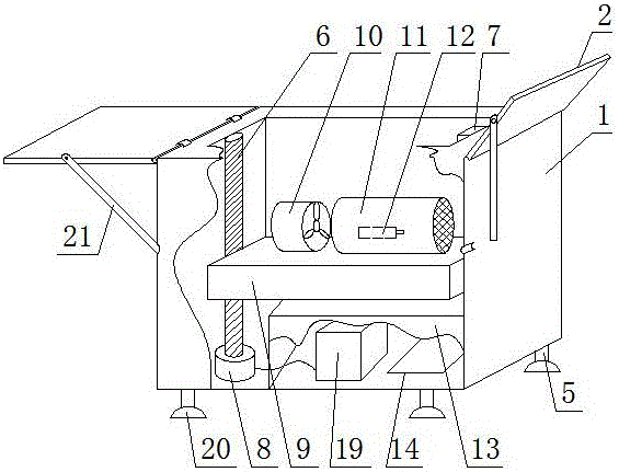 一种空气检测地区定位装置的制作方法