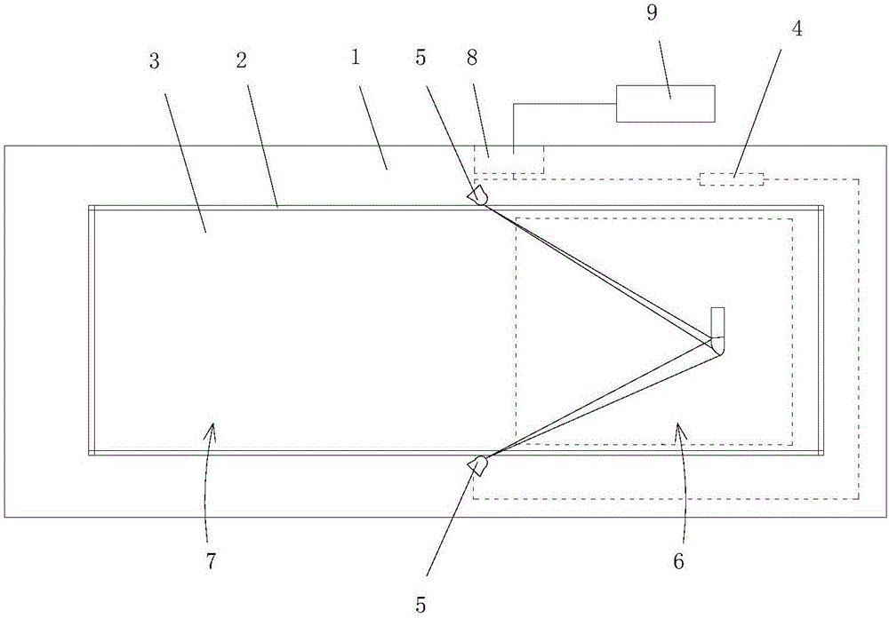 觸控感應(yīng)器內(nèi)陷型觸控區(qū)和筆寫區(qū)一體式電子白板的制作方法與工藝