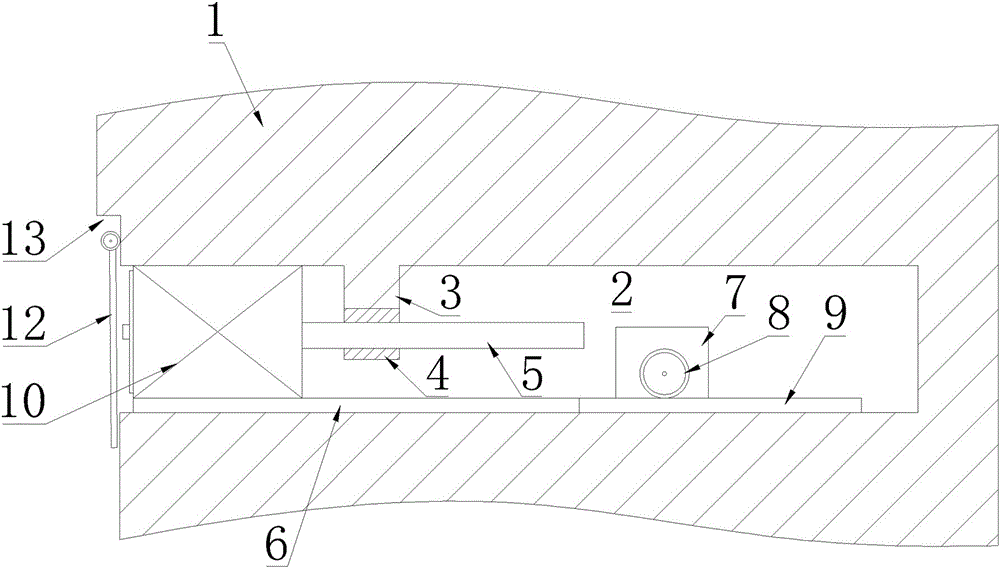 高速公路上使用的自動發(fā)卡機(jī)伸縮結(jié)構(gòu)的制作方法與工藝