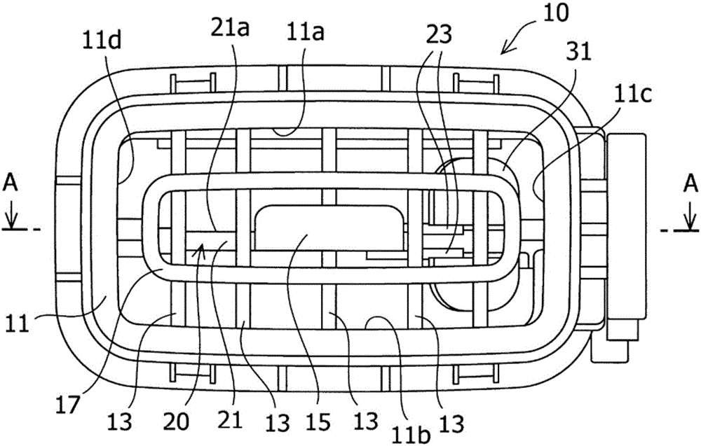 車輛用空調(diào)吹出口部構造的制作方法與工藝