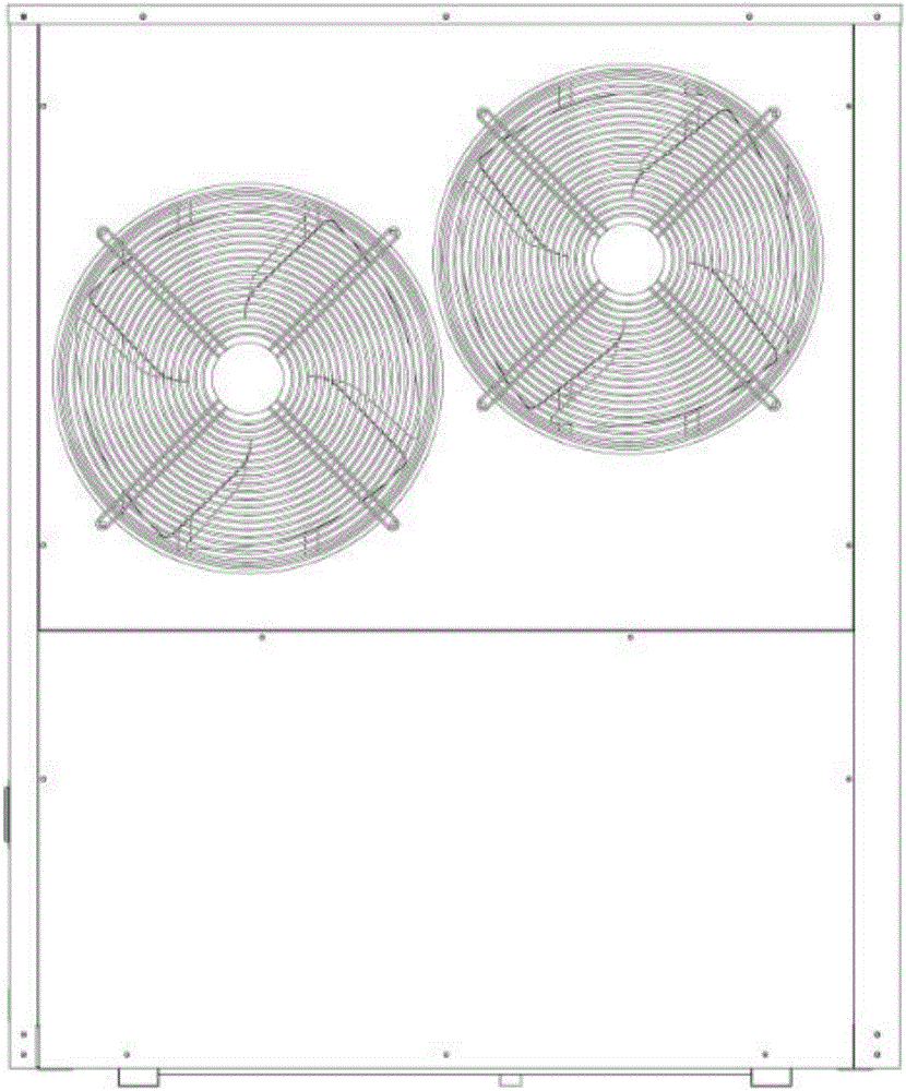 一種熱泵空調(diào)的斜風(fēng)機(jī)安裝結(jié)構(gòu)的制作方法與工藝