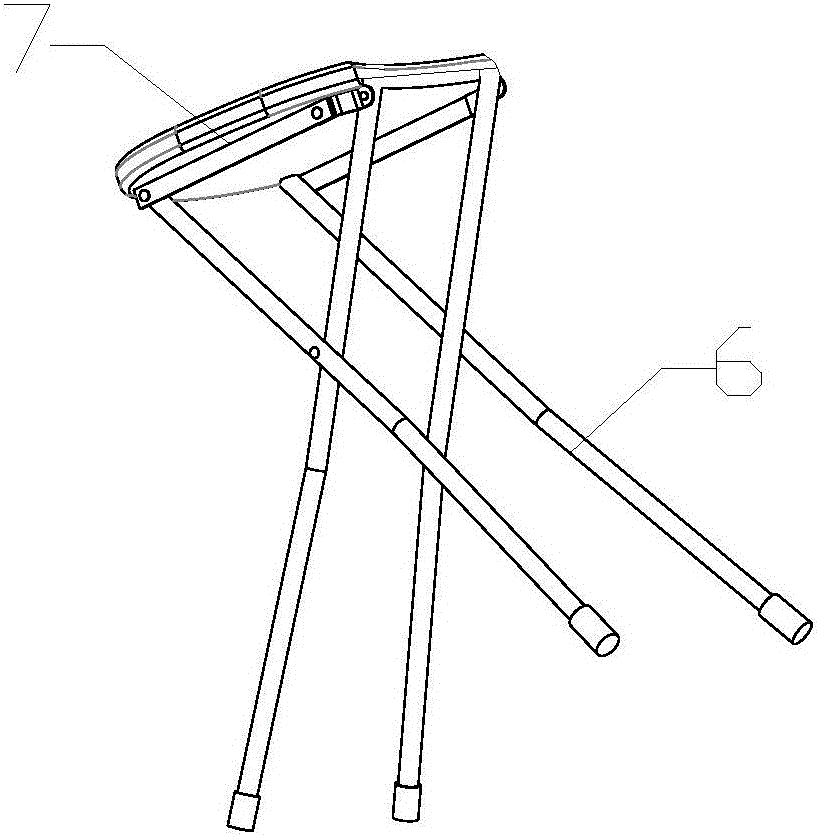 一種隱藏有折疊凳的手提包的制作方法與工藝