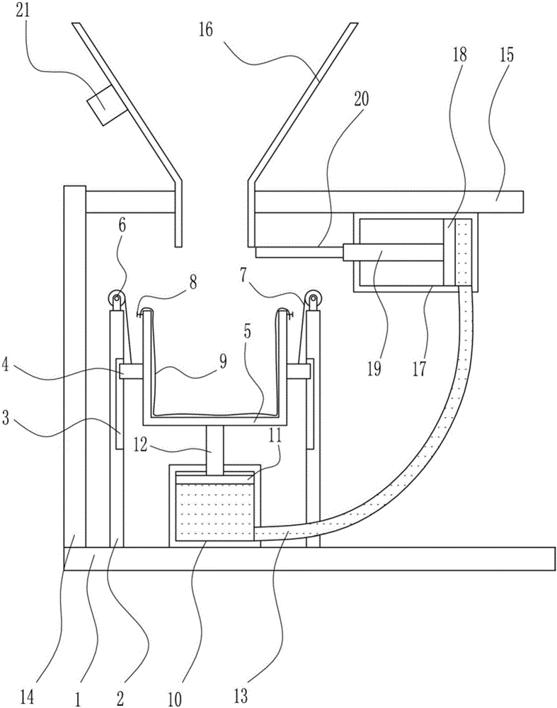 一種飼料廠用液壓缸式包裝秤的制作方法與工藝