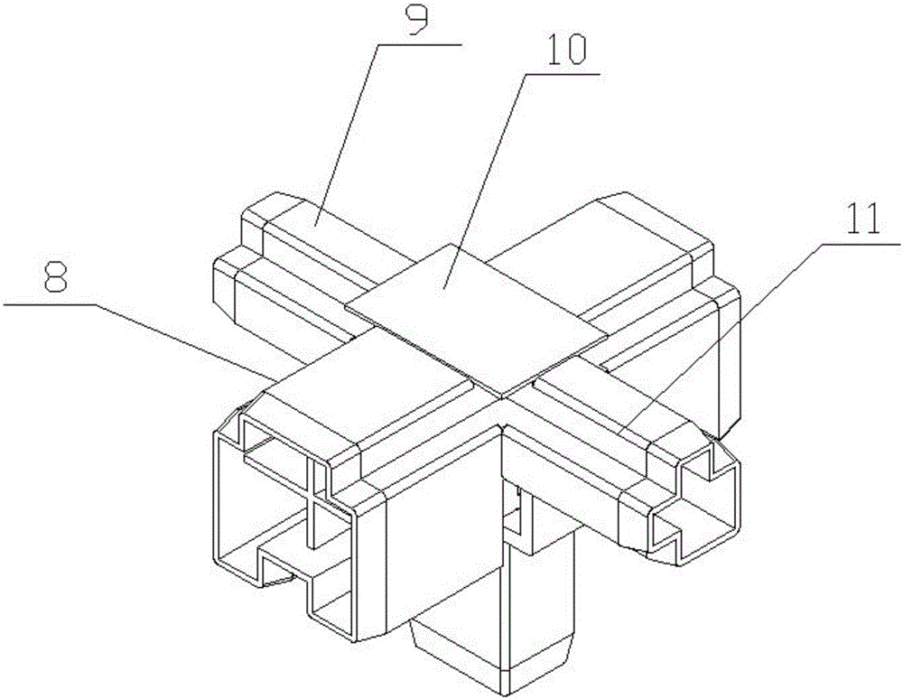一種用于組合柜上的連接件的制作方法與工藝