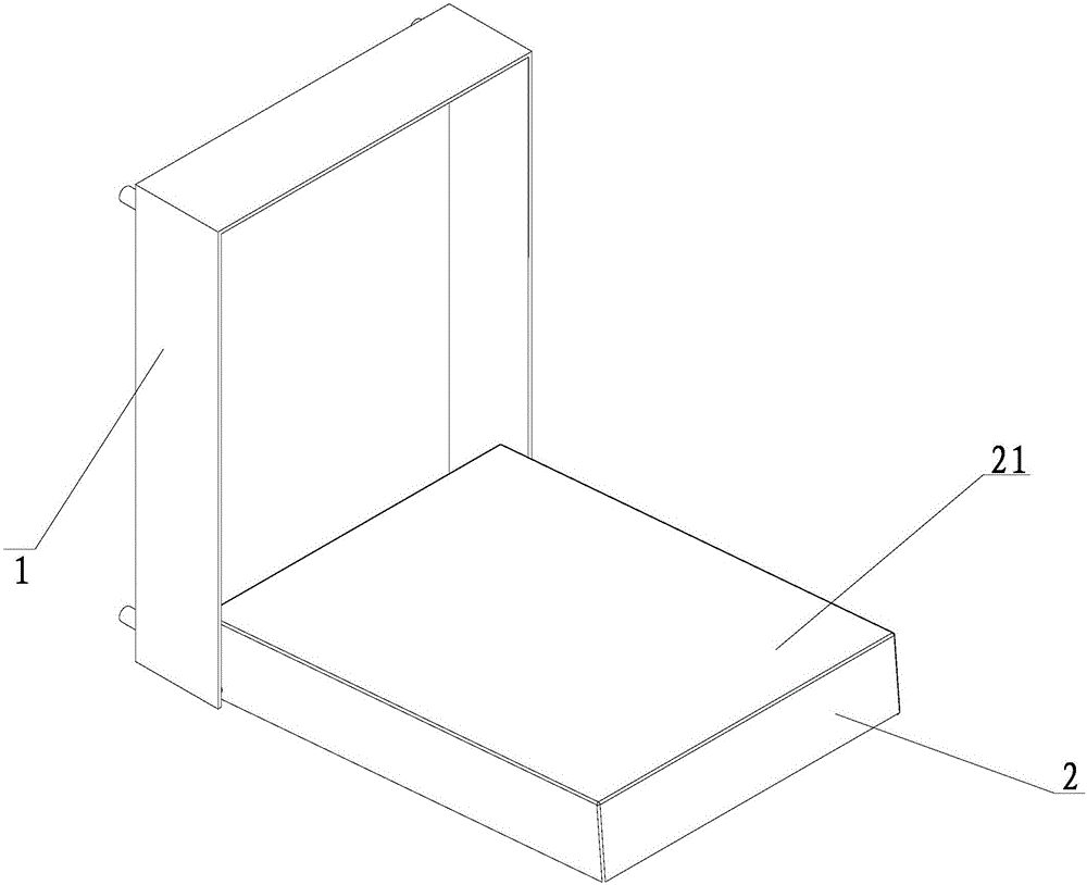 一種折疊書架床的制作方法與工藝