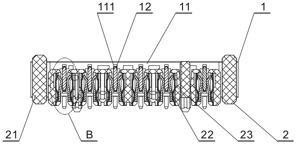 一种组合式接触端子大电流连接器的制作方法与工艺