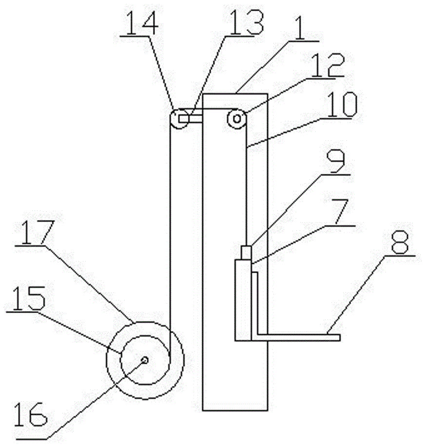 一种镍始极片堆垛升降装置的制作方法