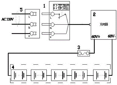 具有保護(hù)裝置的充電回路的制作方法