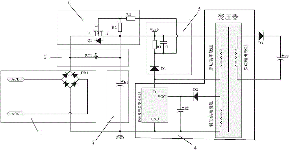 一種降低開關電源開機沖擊電流的高效電路的制作方法與工藝