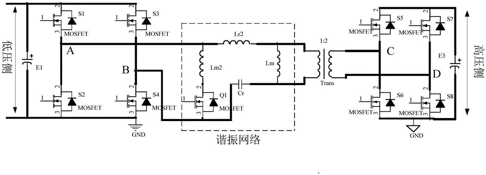 LLC谐振的高变比大功率双向DCDC变换器的制作方法与工艺