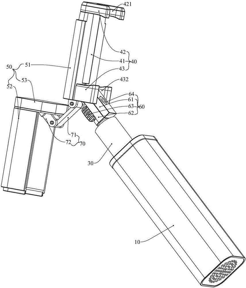 一种带防丢功能的自拍杆及防丢装置的制作方法