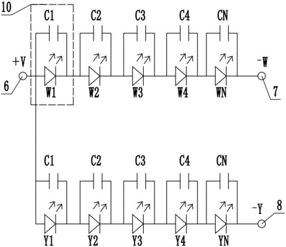 一種燈珠并聯(lián)電容方式光源板的制作方法與工藝