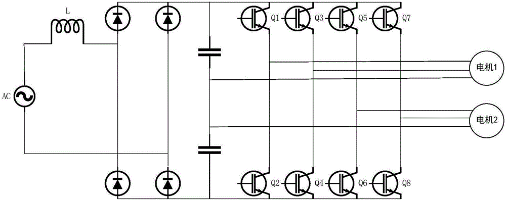 用于双电机的逆变器拓扑结构的制作方法与工艺