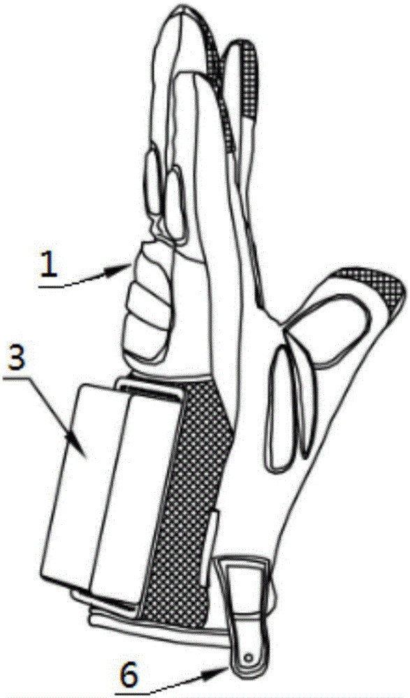 一种警用高效抓捕手套的制作方法与工艺